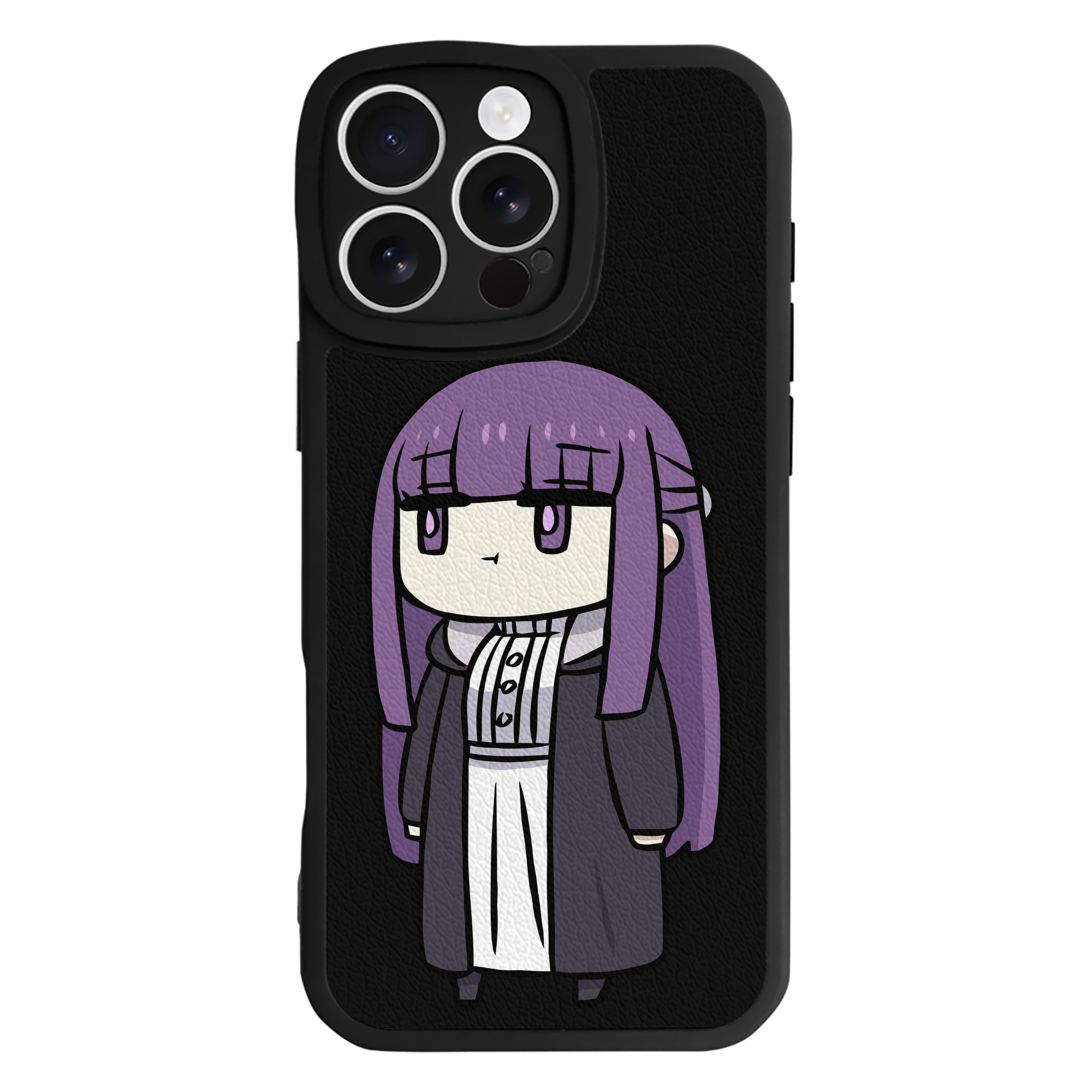 （画像用） 葬送のフリーレン Frieren 【iPhone 16シリーズ対応】シリコンスマホケース（レザー調） 材質：シリコン